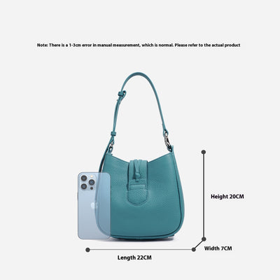 Large Capacity Commuter Soft Leather Handbag