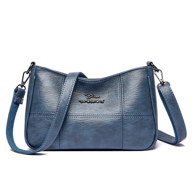 Popular Cross Stitching Sheepskin Small Square Bag