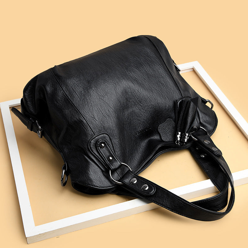 Women's Shoulder Tassel Crossbody Handbag
