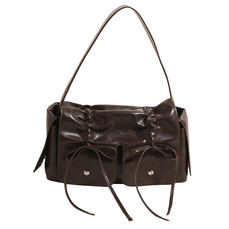 Square Bow Sewing Hand Messenger Bag