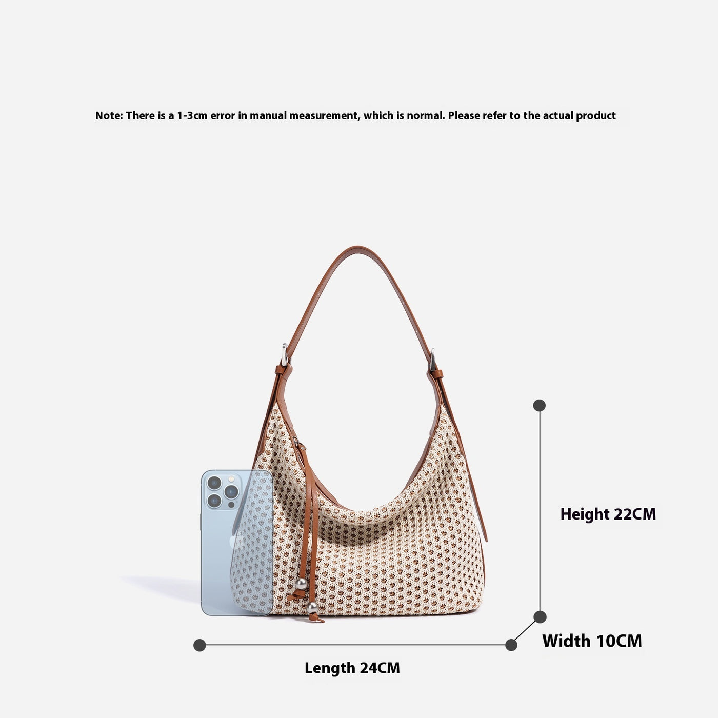 Fashion Retro Straw Woven Dumpling Bag Versatile
