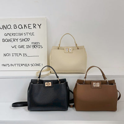 Large Capacity Simple Stylish Good Texture  Bag