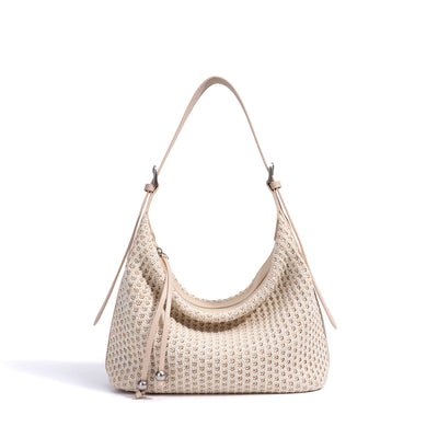 Fashion Retro Straw Woven Dumpling Bag Versatile