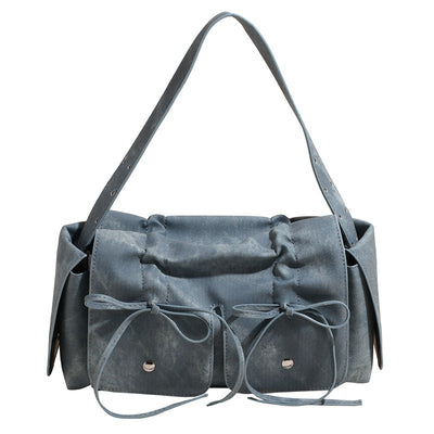 Square Bow Sewing Hand Messenger Bag