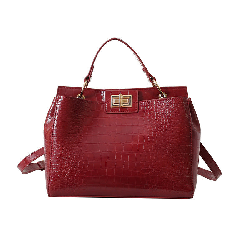 Large Capacity Simple Stylish Good Texture  Bag