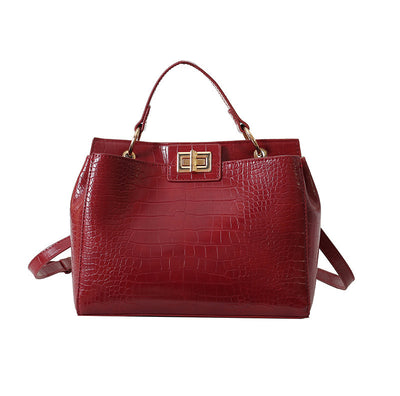 Large Capacity Simple Stylish Good Texture  Bag
